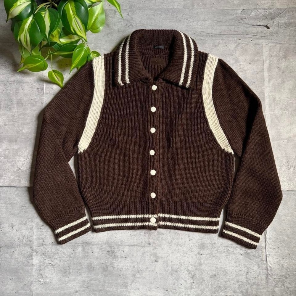 Mother Alpaca Little Raquette cardigan sweater Size Small